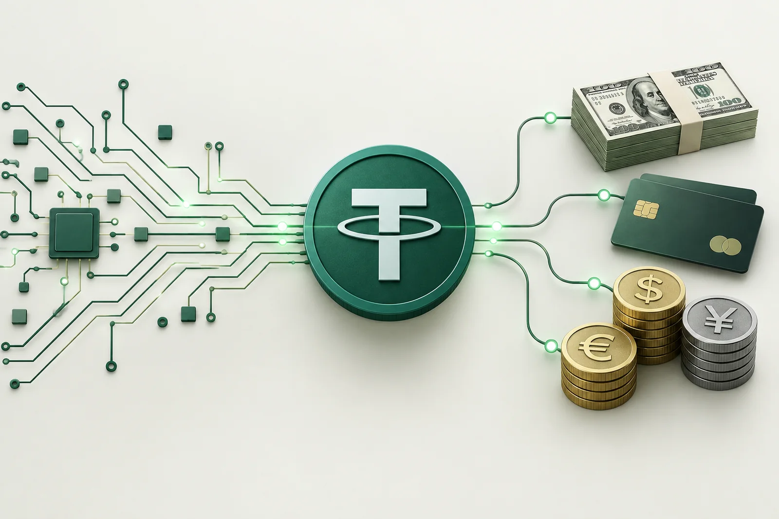 Покупка USDT частным лицом: монета, банковская карта, банкноты